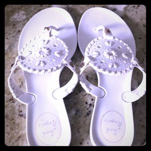 Girl’s Jack Rodger Sandals size 4 in white